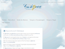 Tablet Screenshot of ciadopeixe.com